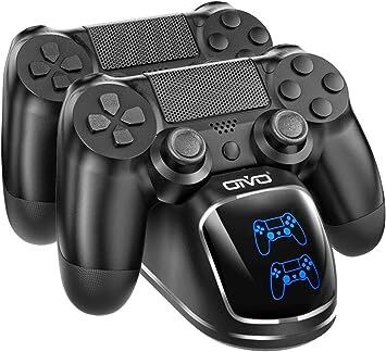 Chargeur de manette de PS4 TP4-889-01 indicateurs lumineux LED et compatible avec manette Sony Playstation 4/PS4 Slim/PS4 Pro Remis a Neuf