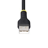 StarTech.com 3ft (1m) Rugged USB Multi Charging Cable, USB to Lightning/Micro-USB/Type-C, Apple MFi, 3-in-1 USB Charger Cord
