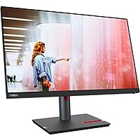 Lenovo ThinkVision P24q-30 24in Class WQHD LED Monitor - 16:9 - Raven Black - 23.8in Viewable