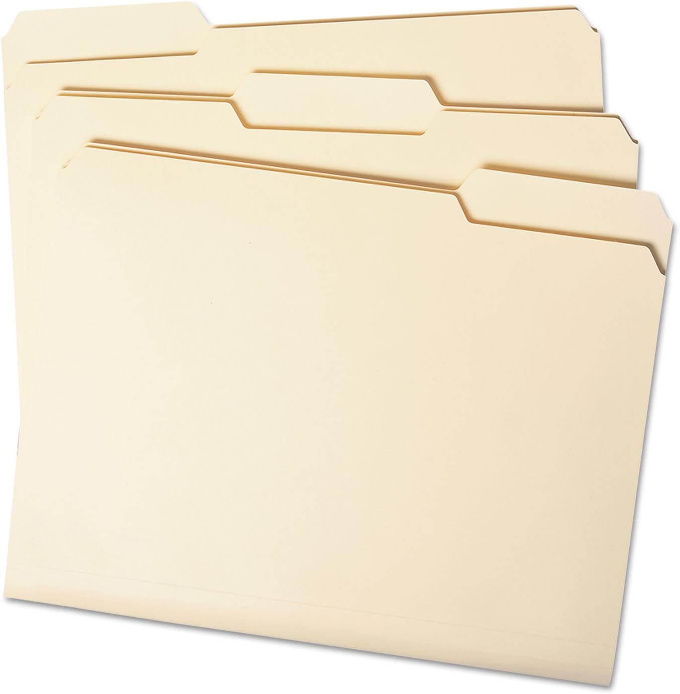 Smead® Manila Folders With Product Protection, Letter Size, 1/3 Cut, Box Of 100