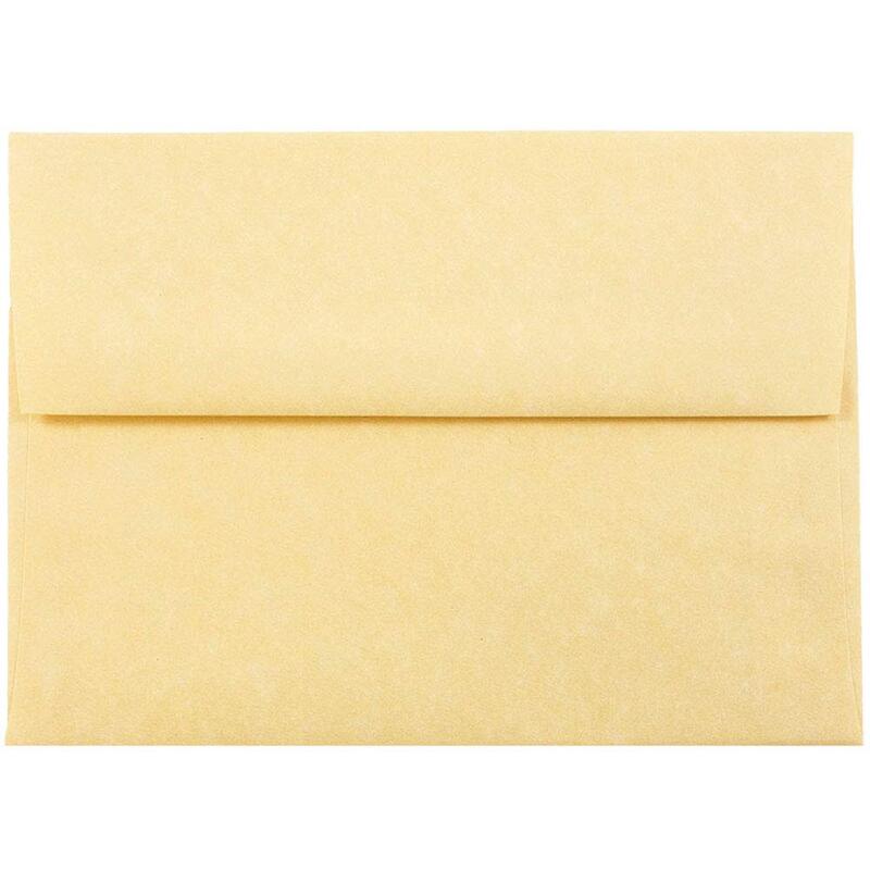 JAM PAPER Parchment Booklet Invitation Envelopes - 24 lb, 30% Recycled