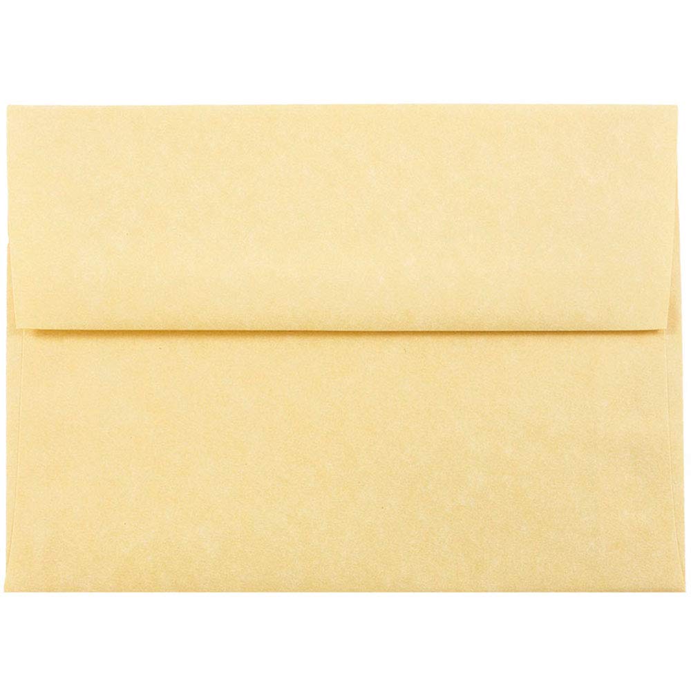 JAM PAPER Parchment Booklet Invitation Envelopes - 24 lb, 30% Recycled