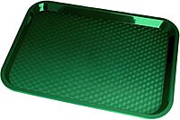 Cambro 1418FF119 Sherwood Green 14 x 18 In. Fast Food Tray - 12 / CS