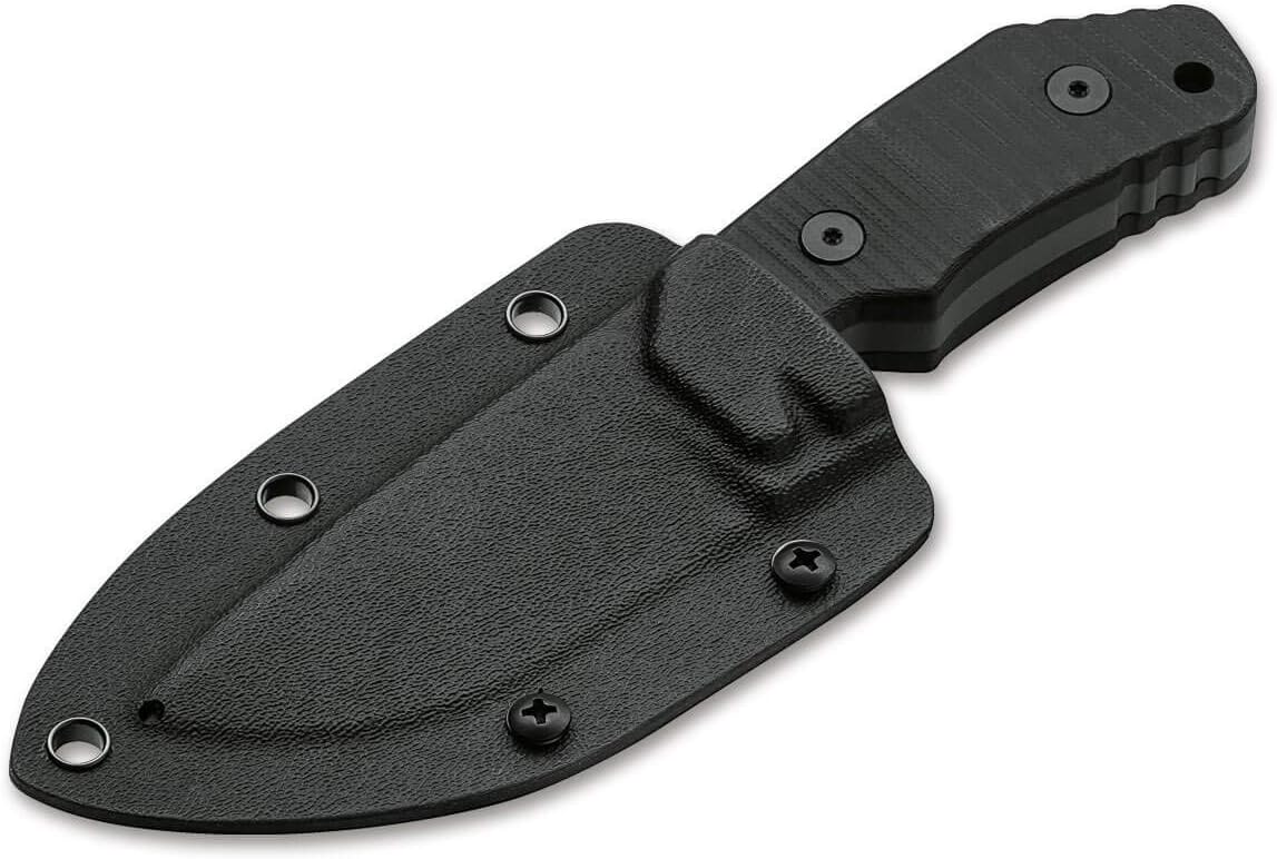 BÖKER PLUS Little Dvalin Fixed Blade EDC Knife - D2 Tanto - G10 - Kydex Sheath