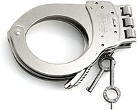 Smith & Wesson Model 1 Hinged Universal Nickel Handcuff