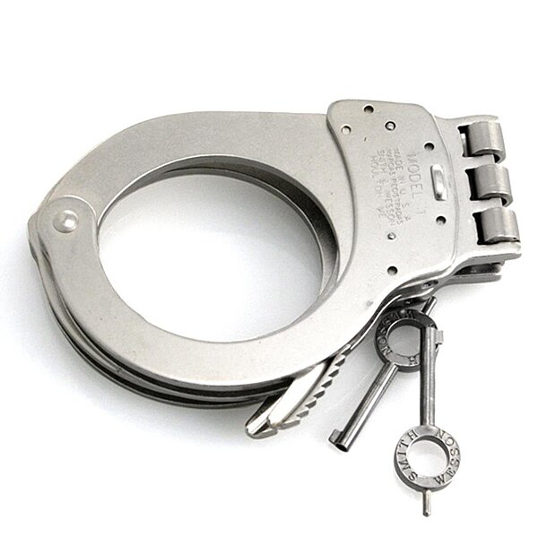 Smith & Wesson Model 1 Hinged Universal Nickel Handcuff