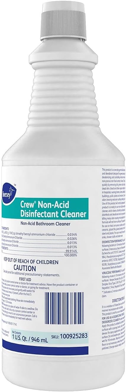 CREW Non-Acid All-Purpose Disinfectant Bathroom Cleaner, Fresh, 32 oz