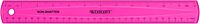 Westcott Shatterproof Ruler, Assorted Translucent Colors, 12" (Pack of 3) Single (Pack of 3) Shatterproof