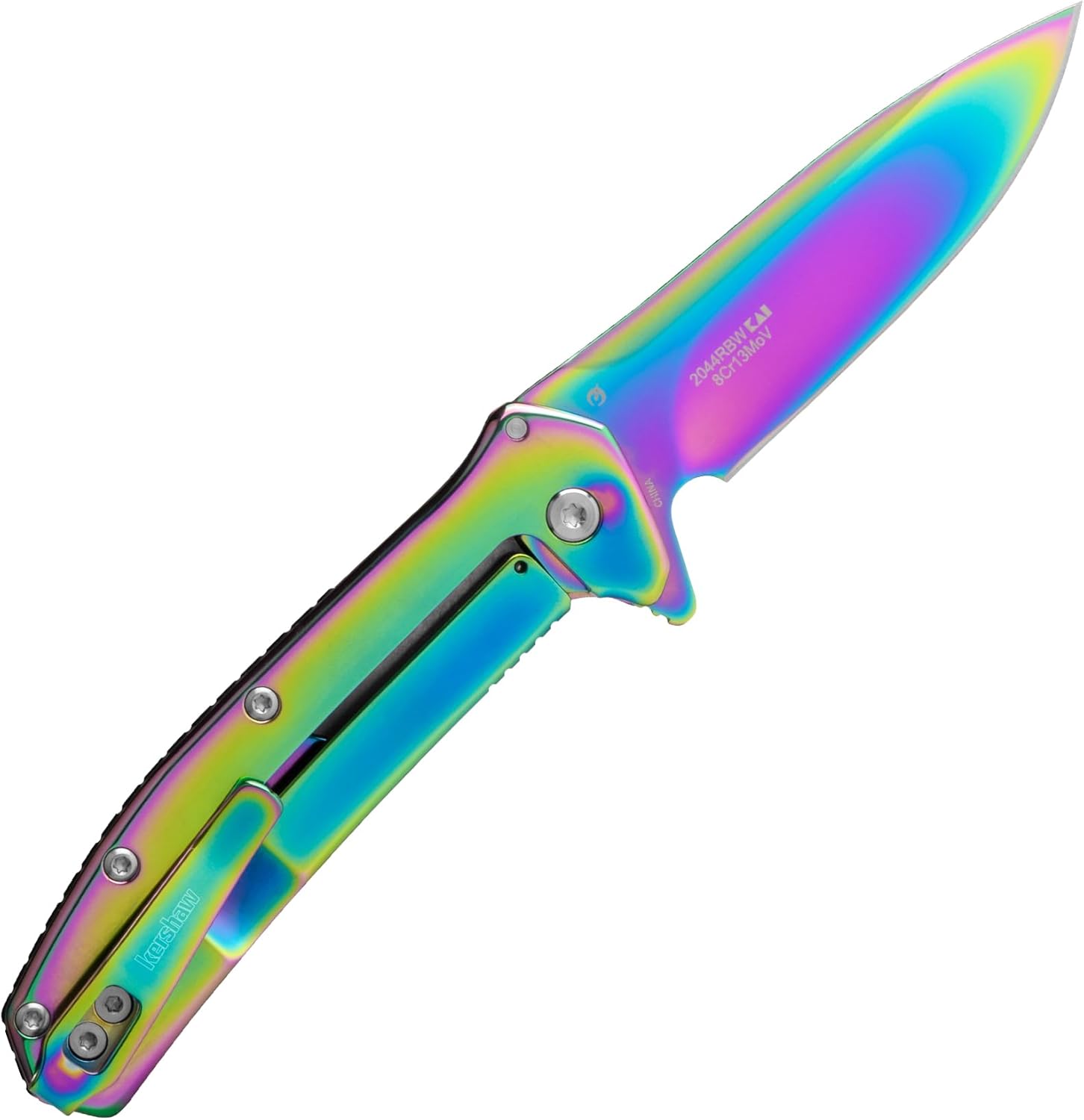 KERSHAW Outcome Pocket Knife, 2.8 inch Stainless Steel Blade, Assisted Opening