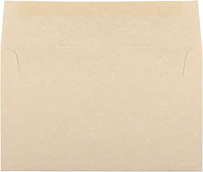 JAM PAPER Parchment Booklet Invitation Envelopes - 24 lb, 30% Recycled