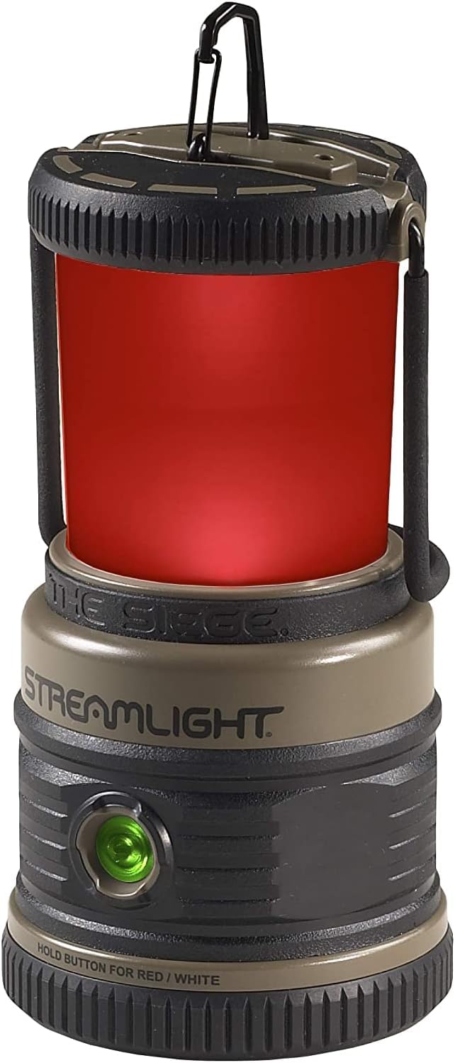 Streamlight 44931 Siege 540-Lumen Compact D Alkaline Outdoor Hand Lantern/Flashlight Combo