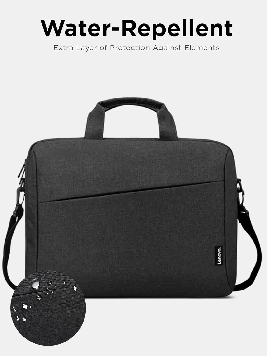 Lenovo Laptop Bag T210, Messenger Shoulder Bag for Laptop or Tablet, Sleek