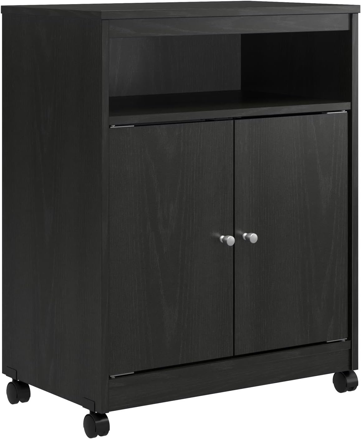 AMERIWOOD HOME Landry Microwave Cart with Cabinet