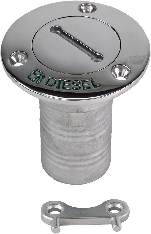 Whitecap Hose Deck Fill - 2" Hose - Diesel