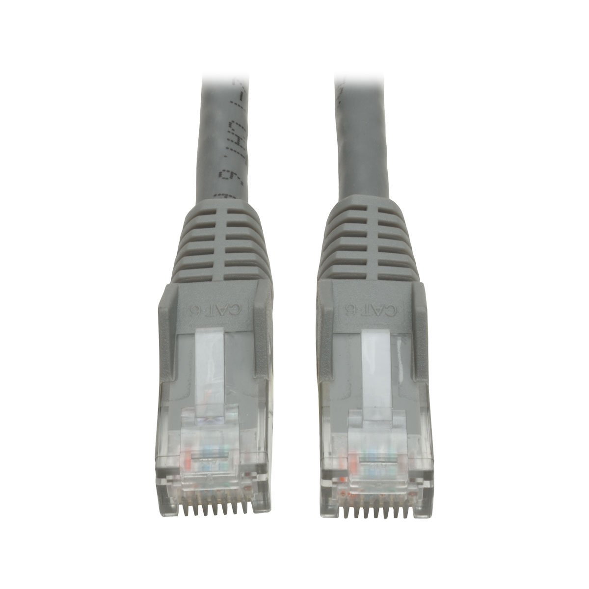 Tripp Lite Cat6 Gigabit Snagless Molded Patch Cable (RJ45 M/M) - Gray, 6 ft. (N201-006-GY)