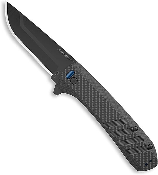 OUTDOOR EDGE Razor VX4 | Replaceable Blade EDC Folding Pocket Knife | 3" Blade, Ceramic Ball Bearings, Reversible Pocket Clip | Outdoor, Camping, Survival, Utility Black