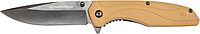 Smith & Wesson SW1103 8.07in Stainless Steel Folding Knife with 3.5in Drop Point Blade and FDE Nylon Handle for Outdoor
