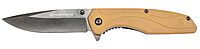 Smith & Wesson SW1103 8.07in Stainless Steel Folding Knife with 3.5in Drop Point Blade and FDE Nylon Handle for Outdoor