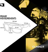 Bobster ® Gunner, Gloss Black Frame, Smoked Photochromic Lens Gloss Black Frame/Smoked Photochromic Lens