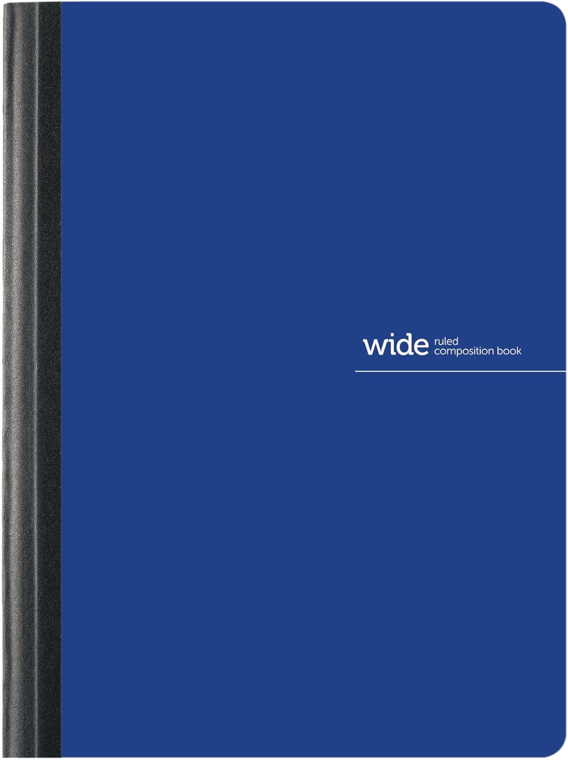 Office Depot® Brand Poly Composition Book, 7 1/2" x 9 3/4", Wide Ruled, 160 Pages (80 Sheets), Blue