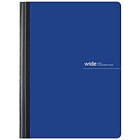 Office Depot® Brand Poly Composition Book, 7 1/2" x 9 3/4", Wide Ruled, 160 Pages (80 Sheets), Blue