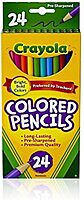Crayola Colored Pencils, Assorted Colors, Box Of 24 Color Pencils