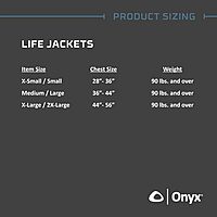 ONYX MoveVent Curve Paddle Sports Life Vest USCG Type III PFD