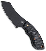 Outdoor Knife, Black Micarta Handle, D2 Steel Blade