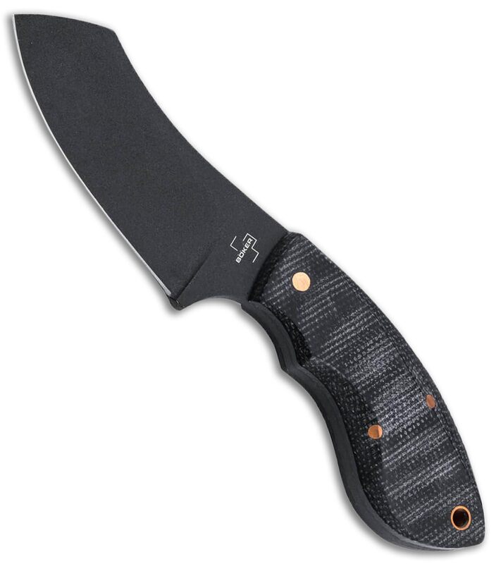 Outdoor Knife, Black Micarta Handle, D2 Steel Blade