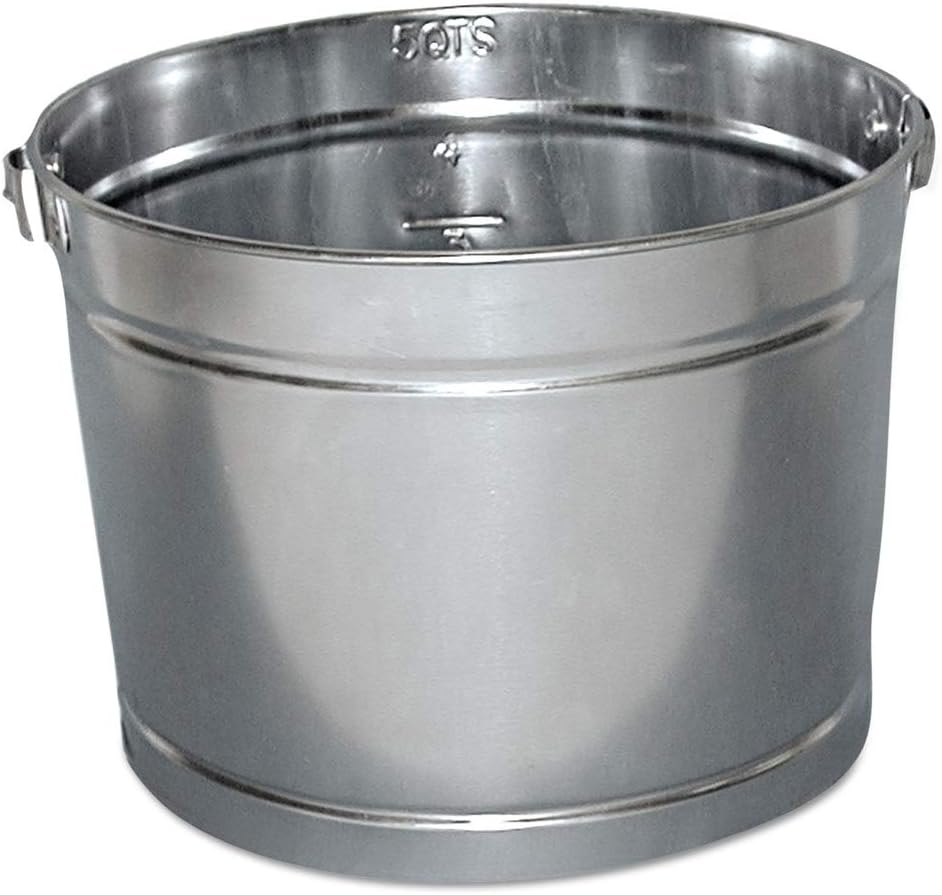 5QT GALVANIZED METAL PAIL
