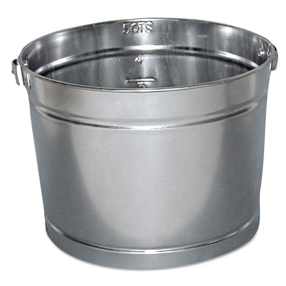 5QT GALVANIZED METAL PAIL