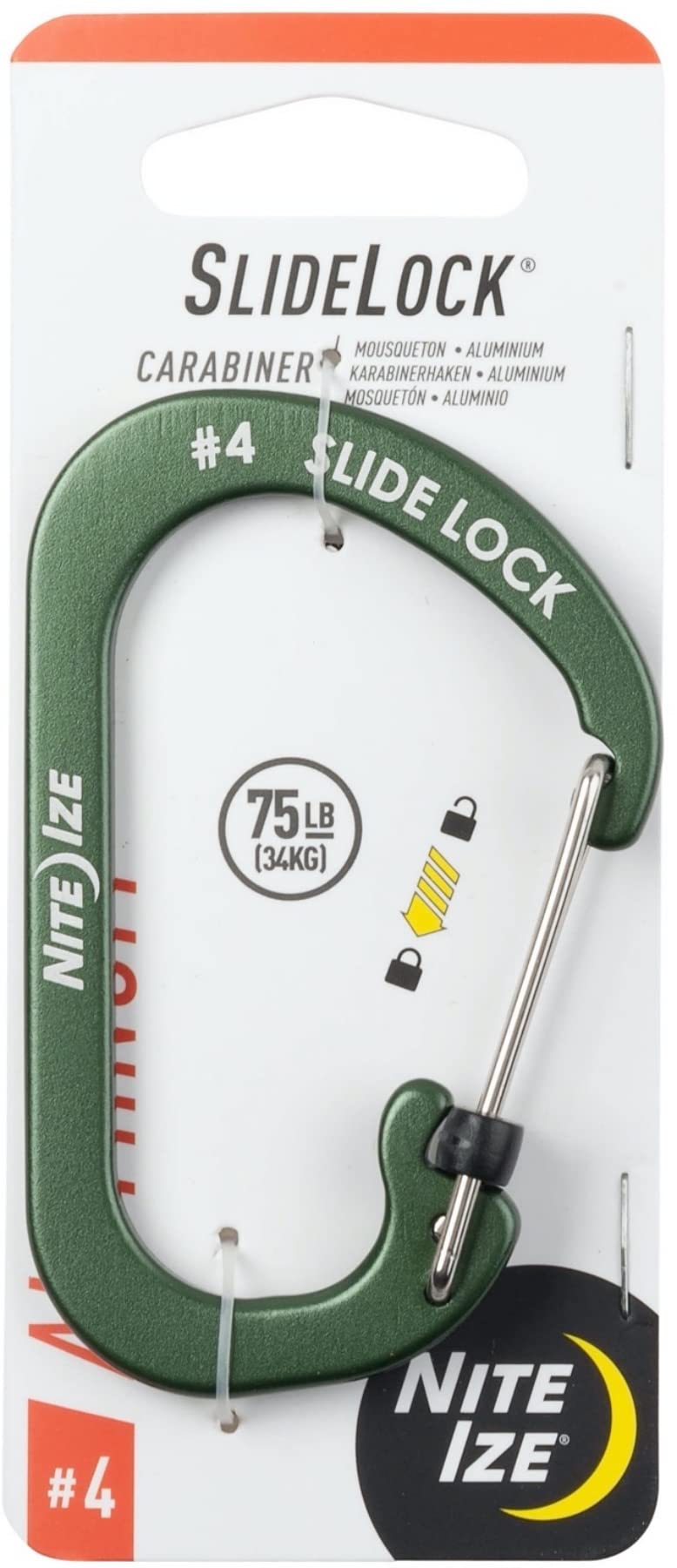NITE IZE SlideLock Aluminum Carabiner