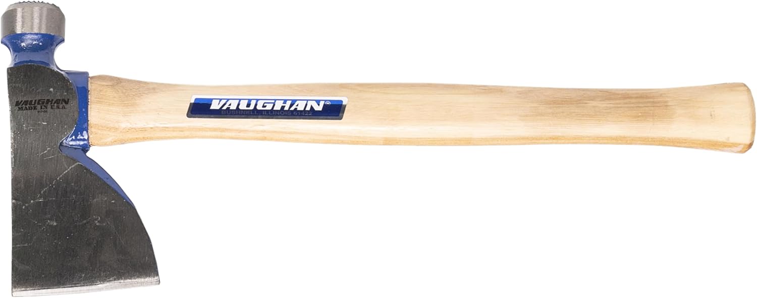 VAUGHAN 28 Ounce Rig Builders Hatchet, Hickory Handle, Made in the USA, RB, VN20420