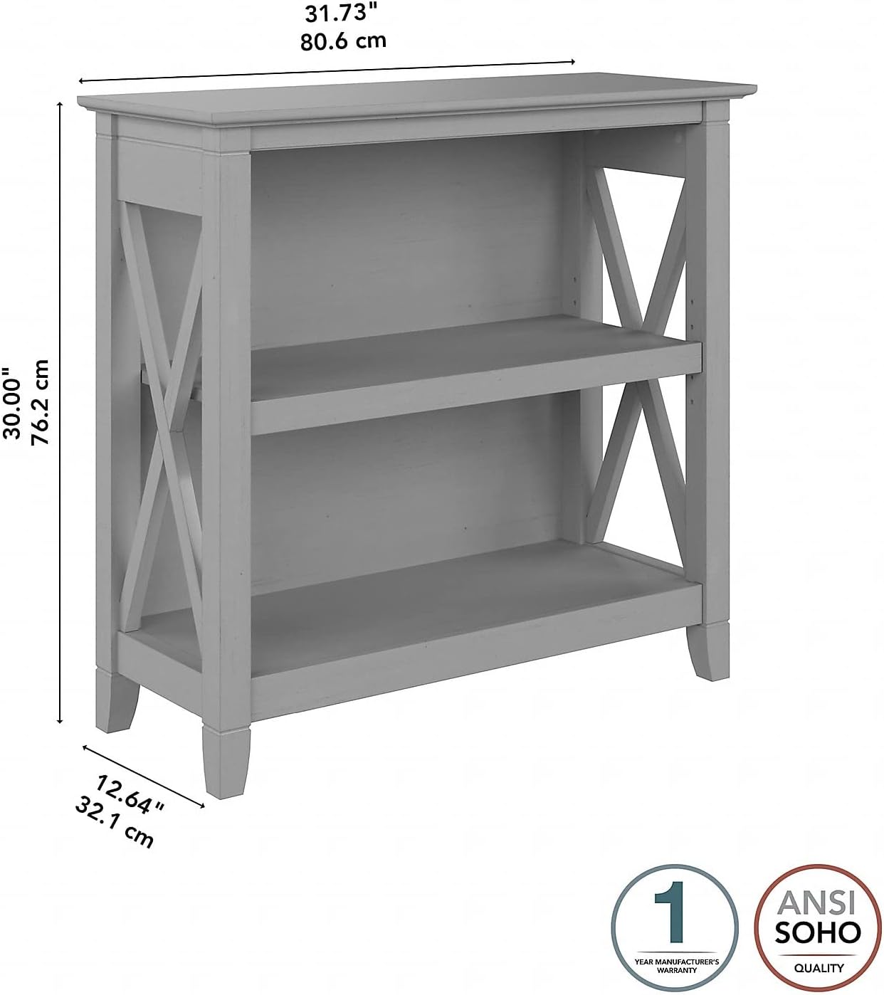 Bush Furniture Key West Bookcase Collection