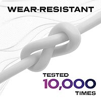 STATIK TSumoCharge 100W USB-C to USB-C Charging Cable, Heavy-Duty Silicone, 6 ft