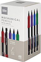 Office Depot® Brand Mechanical Pencils With Comfort Grip, 0.7 mm, Black Barrel, Pack Of 48 Pencils