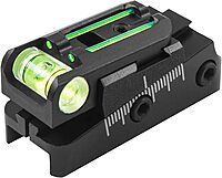 TruGlo TruPoint Xtreme Universal Shotgun Sights with Luminescent Alignment Level and Elevation Ramp for Ribbed Shotgun