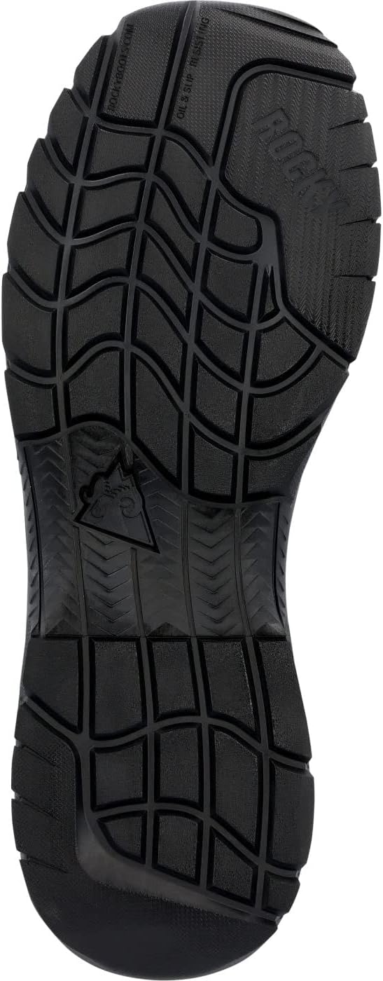 ROCKY Cadet 6" Black Side Zip Public Service Boot