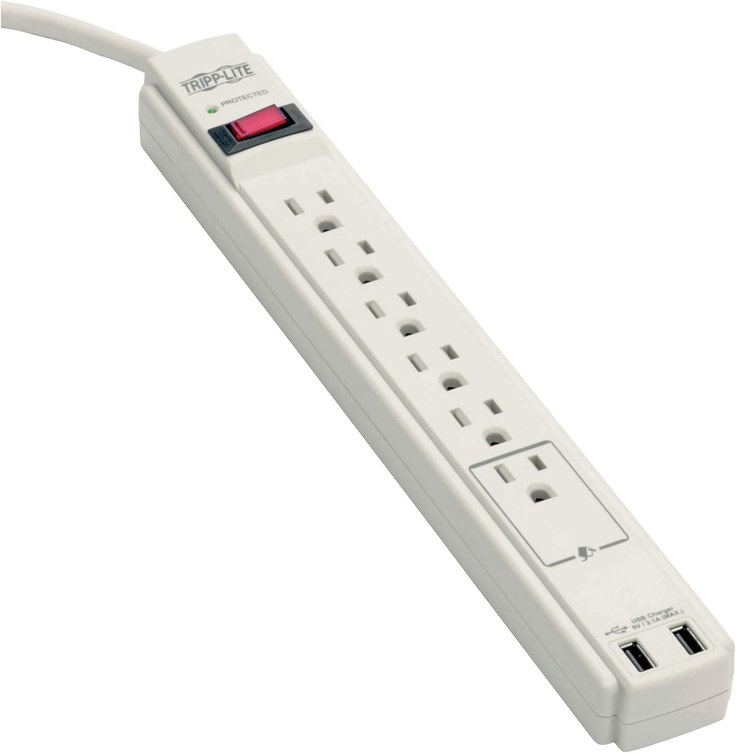 TRIPP LITE Protect It! 6-Outlet Surge Protector Power Strip
