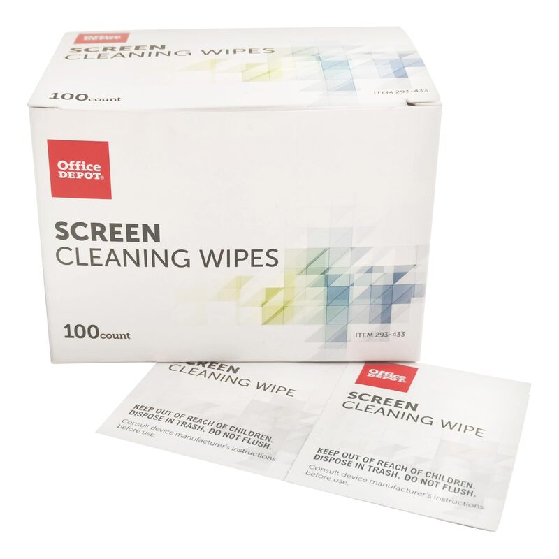 Office Depot® Brand Screen-Cleaning Wipes, Pack Of 100