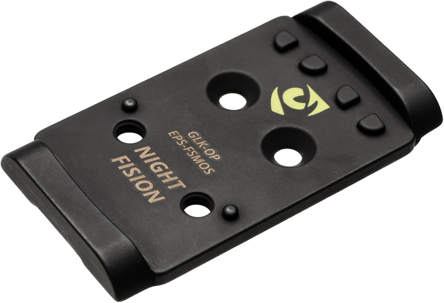 Night Fision Optic 17-4 Stainless Steel Handgun Mounting Plates for Red Dot Sights | Extra Screws - Full Size MOS