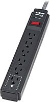 Eaton Tripp Lite Series 6-Outlet Surge Protector Power Strip, Flat Plug 10ft Braided Extension Cord, 1200 Joules