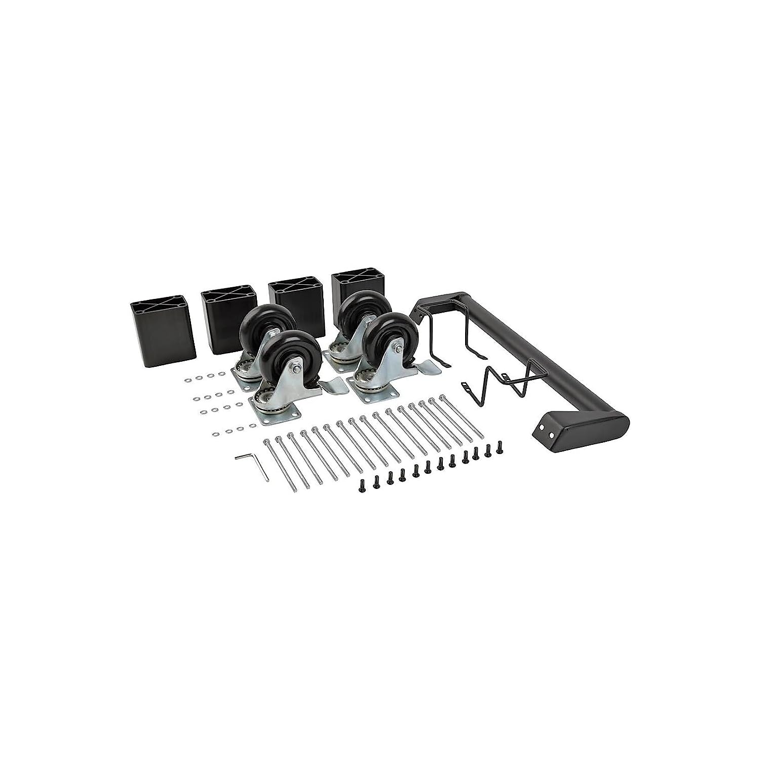 Tripp Lite Charging Station Cart Conversion Kit withHandle, Casters & Power Cord Manager for 16-Device AC & USB Charging
