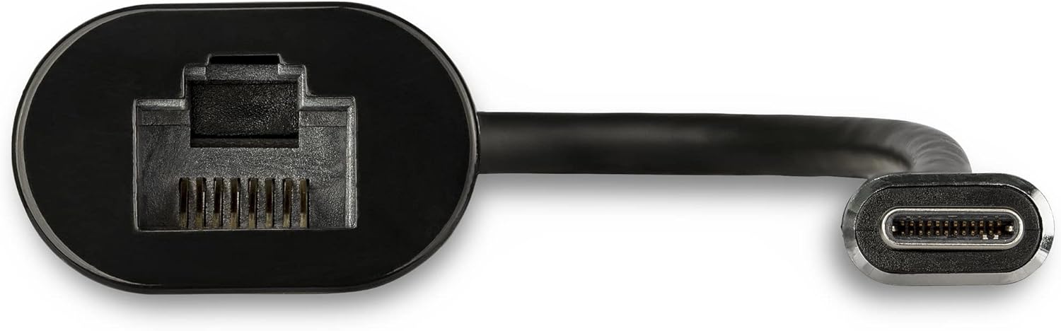 StarTech.com 2.5GbE USB C to Ethernet Adapter NBASE-T NIC - USB 3.0 Type C 2.5/1 Gigabit/100 Mbps Multi Speed Network/USB