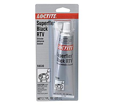 LOCTITE SI 593 RTV Silicone Adhesive Sealant, 80 mL, Black