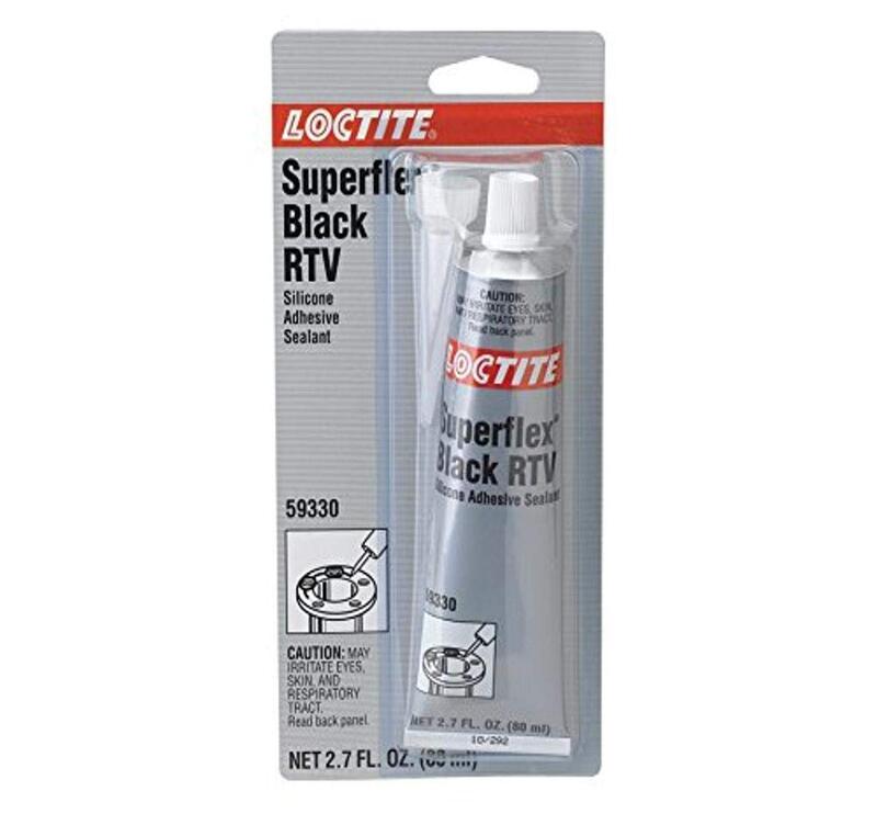 LOCTITE SI 593 RTV Silicone Adhesive Sealant, 80 mL, Black