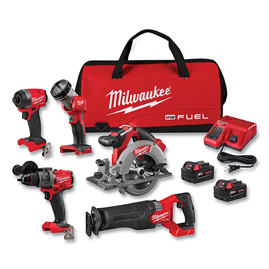 Milwaukee M18 FUEL 5 Tool Combo Kit
