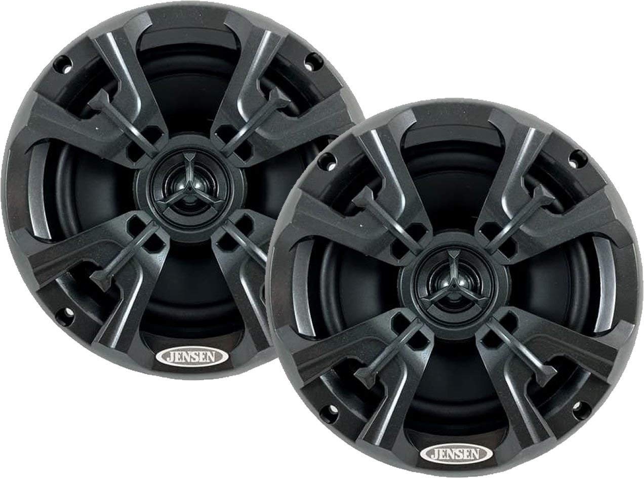 Jensen MSX60RVR Marine Speakers 6.5" Coaxial Speaker, Completely Waterproof With UV Resistant Materials To Withstand
