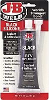J-B Weld 31319 Black RTV Silicone Sealant and Adhesive - 3 oz. Black 3 Ounce (Pack of 1)