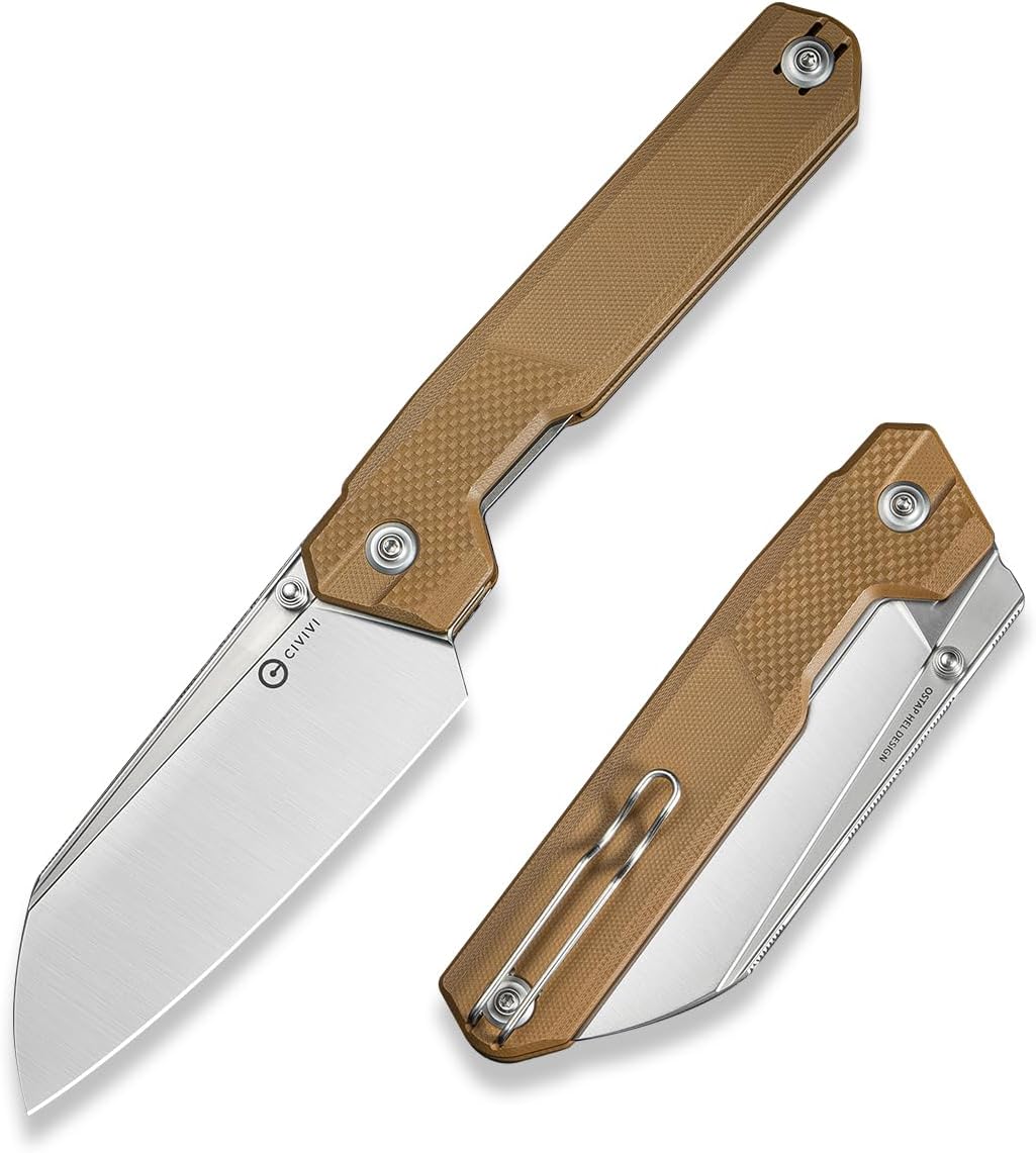 CIVIVI Hid Folding Pocket Knife 4.14in 14C28N Blade G10 Handle